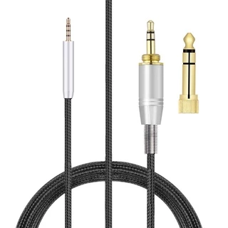 Cabo Nylon Trançado Para Fones De Ouvido Takstar Pro82 Pro 82 com Adaptador P10 6.35mm