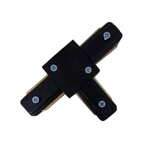 Conector para Trilho Eletrificado Emenda Tipo T Preto Makled