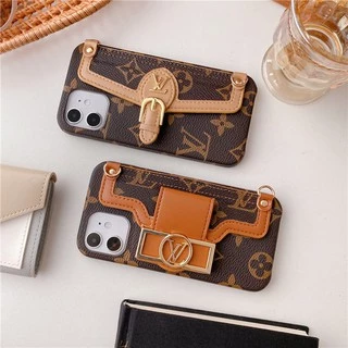 Moda Luxo DaphIne Pacote De Cartão Capa Para iPhone 15 Pro Max 14 13 12 11 14PLUS