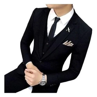 Terno Slim Masculino Paletó e Calça Oxford Abertura Italiana Fino