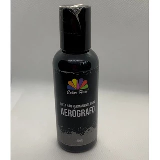 TINTA PARA AEROGRAFO PRETA 120ML