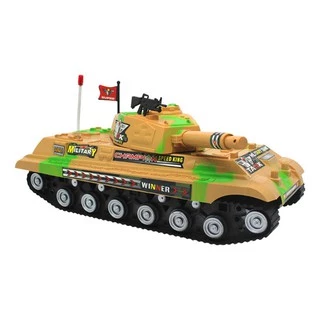 Tanque De Guerra Brinquedo 35x16 Blindado Militar Soldados 6918