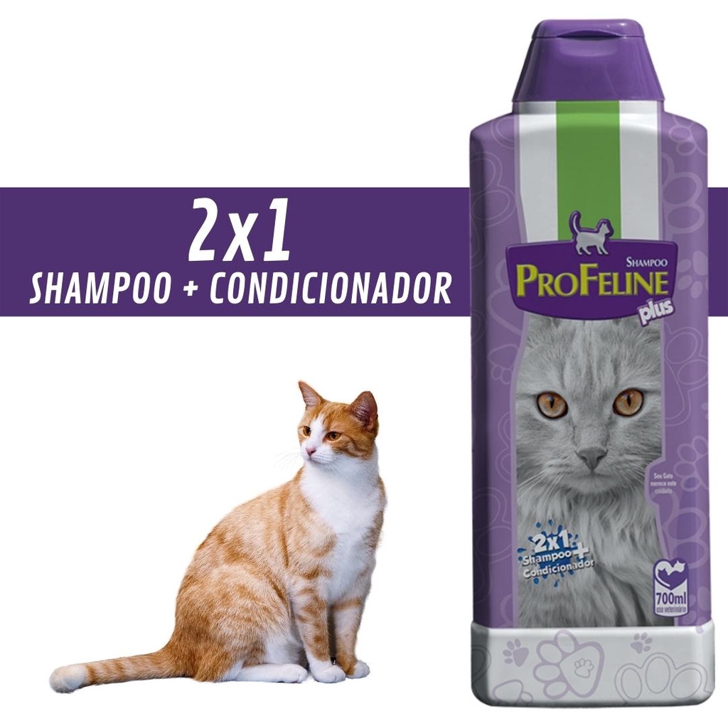 Shampoo 2 em 1 para Gatos - Limpeza Suave e Eficaz | Caprioli - Vista Principal