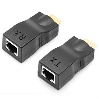 Rj45 Extensor De Hdmi 4k Até 30m Sobre Cat5E Cat6 Rede Ethernet Lan Para Hdtv Hdpc Dvd BLU-RAY