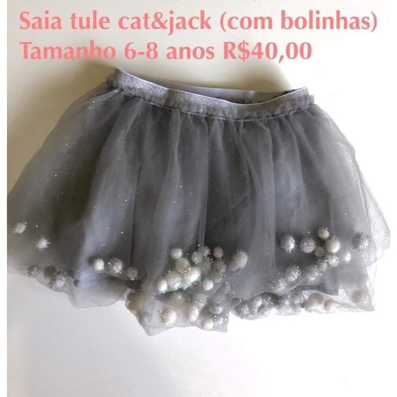 Fotos de saia sales de tule infantil