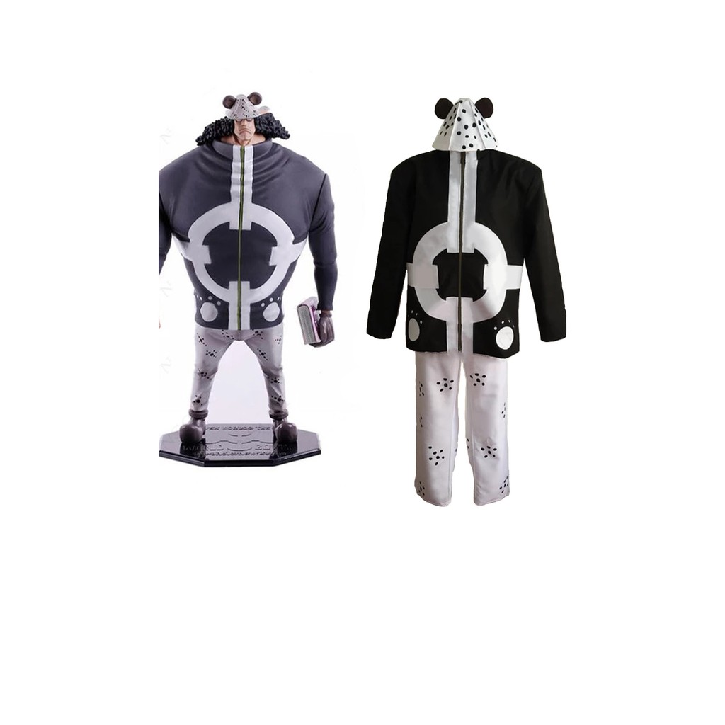 Cosplay Bartholomew Kuma One Piece Corsario fantasia 7 corsários