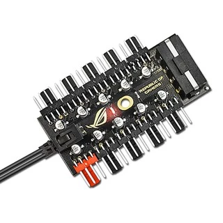 Hub Multi Fan Cooler 10x 4 Pinos Pwm Cpu - Conector Molex 4d Interface