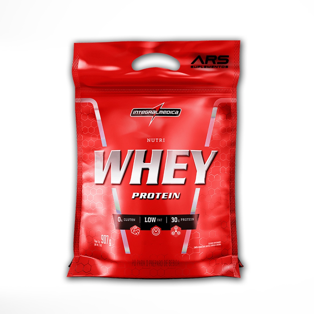 Nutri Whey Protein Concentrado e Isolado Hipercalórico Refil – Integralmedica