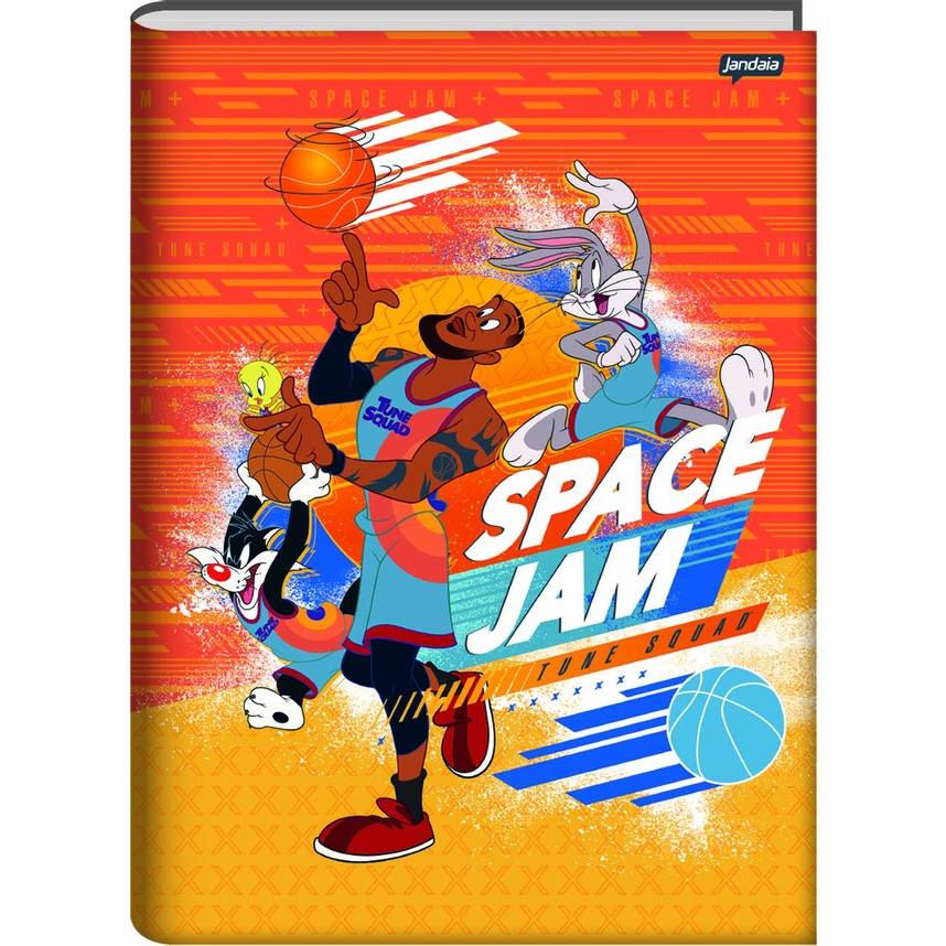 Caderno Brochura Pequeno Capa Dura Space Jam Fls Jandaia Shopee Brasil