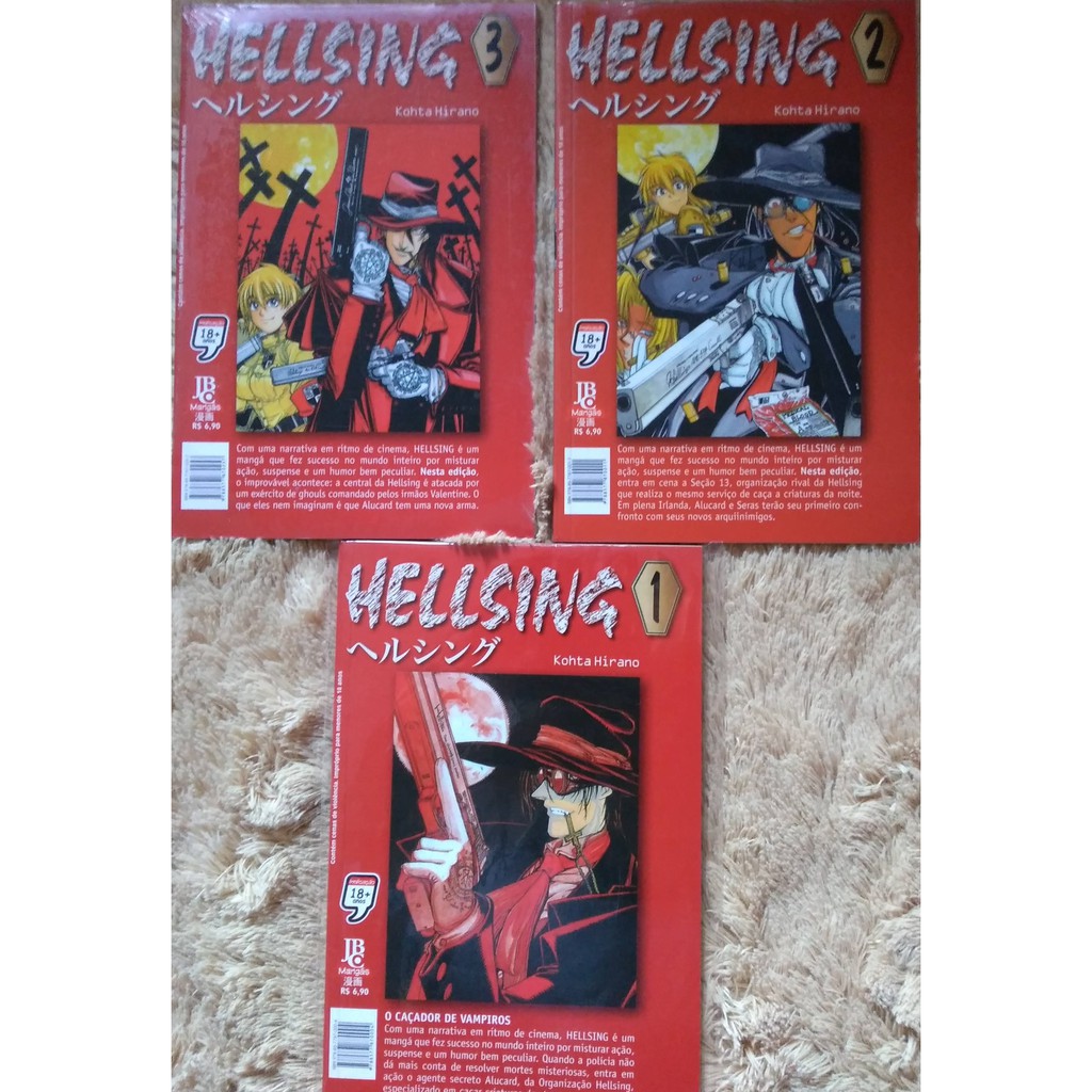 Manga Hellsing Volumes: 1, 2