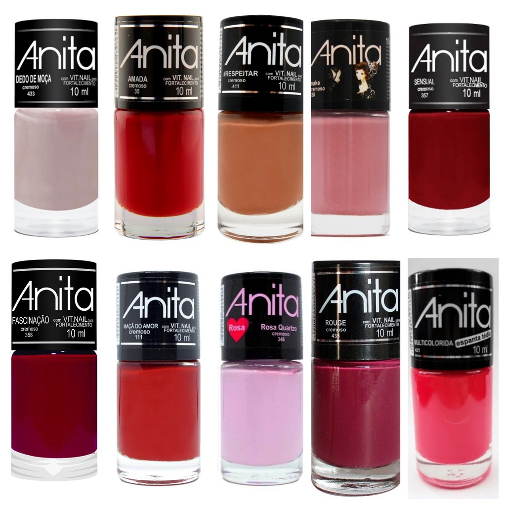 ESMALTE ANITA ROSA QUARTZO 10ML - ANITA - Belíssima Cosméticos