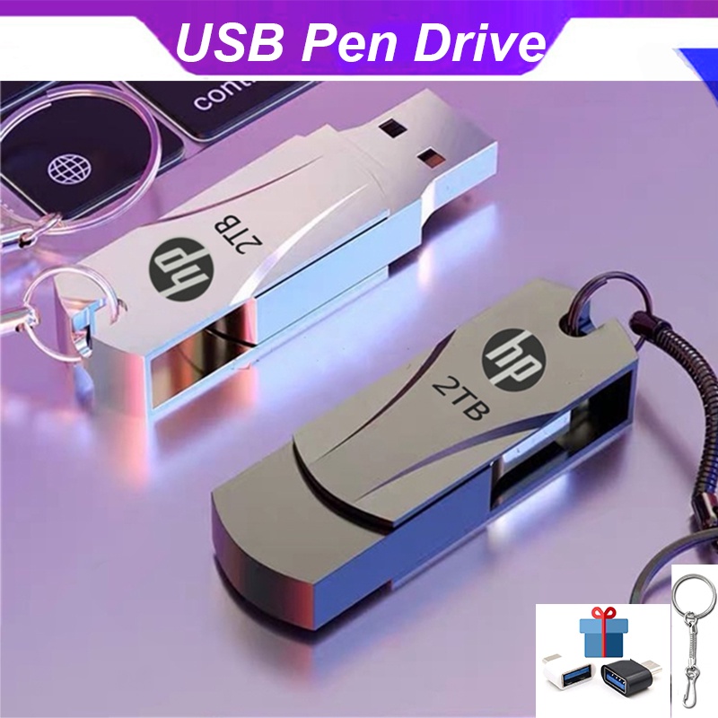 Pen Drive 1TB 2TB USB3.0 HP Flash Drive 128GB 256GB 512GB De Alta Velocidade Portátil Memory