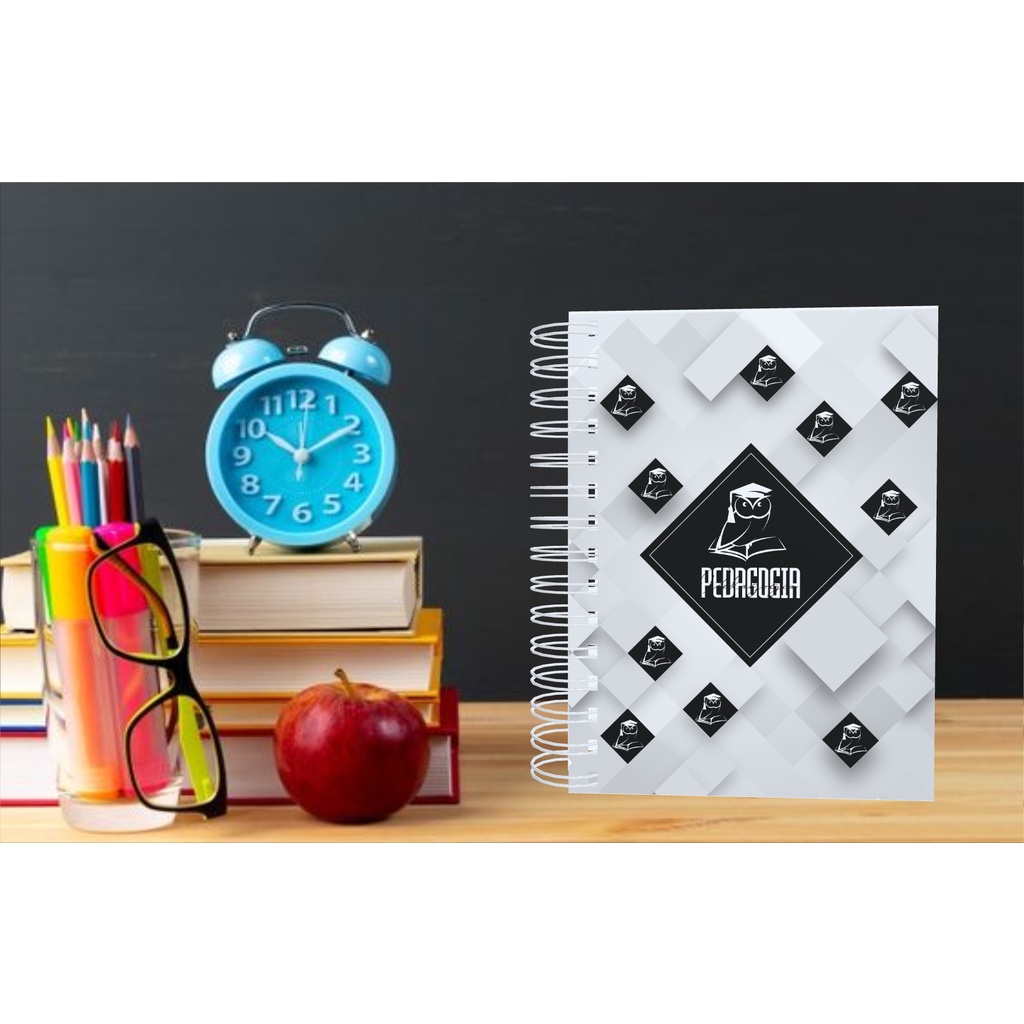 Caderno Pautado Personalizado Pedagogia Shopee Brasil 7632