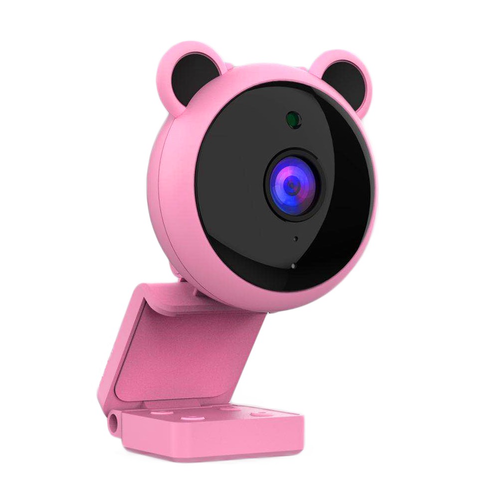 Pink Webcam 1080P Câmera HD Focus Night Vision Microfone Embutido De Vídeo USB Para Notebooks PC Educação Online