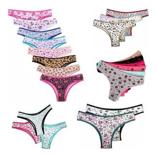 Calcinha Tanga Feminina Adulta Kit com 20