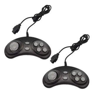2x Controle Joystick Para Dvd Game Philco Britânia Mondial Lenoxx