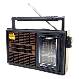 Rádio AM FM Portátil Com Entrada Fone de Ouvido 110/220V