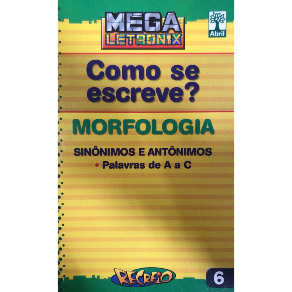 Mega Letronix - Como se Escreve Morfologia? - Volumes 5, 6, 7, 8, 9, 10 ...