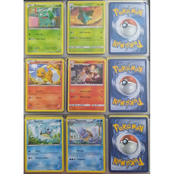 Lote 100 Pokémons 1° Geração - Pokémon TCG Original