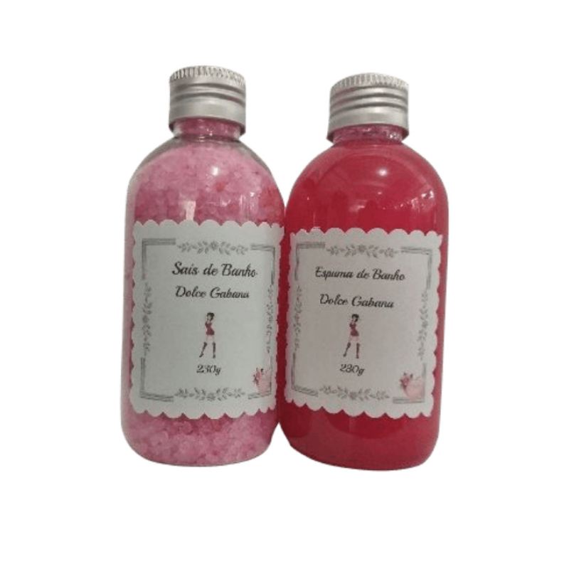 kit Sais de Banho e Espuma de Banho Dolce Gabana | Shopee Brasil