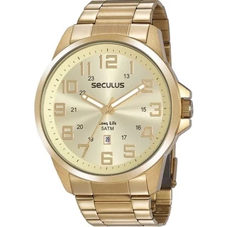 Relógio Seculus Masculino Long Life 20807GPSVDA3