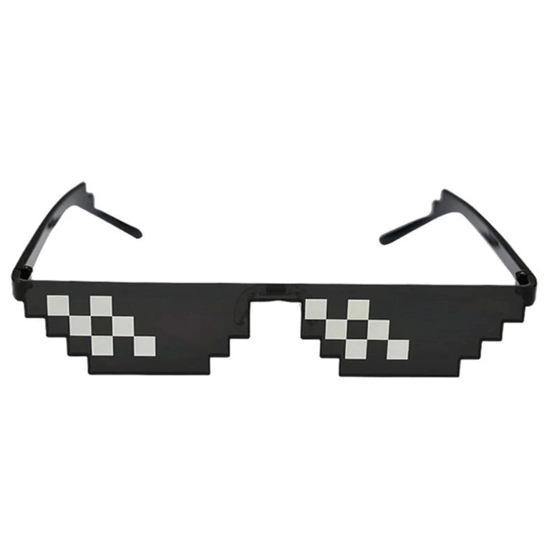 Óculos De Sol Thug Life Real Preto Meme Formatura Pro | Shopee Brasil