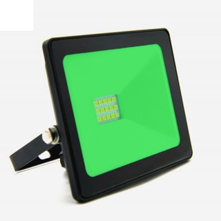 Refletor Led Verde 10w Bivolt Holofote de Jardim - Ecoforce