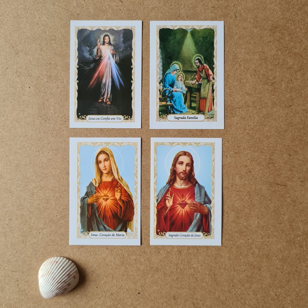 Santinhos de Papel de 6cmx4cm 100 unidades