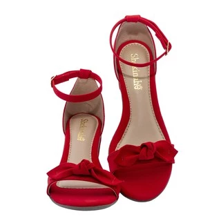 Saltinho Feminino Sandália Salto Grosso Baixo Confortável Shekinah Festa Laçinho Elagante Fashion