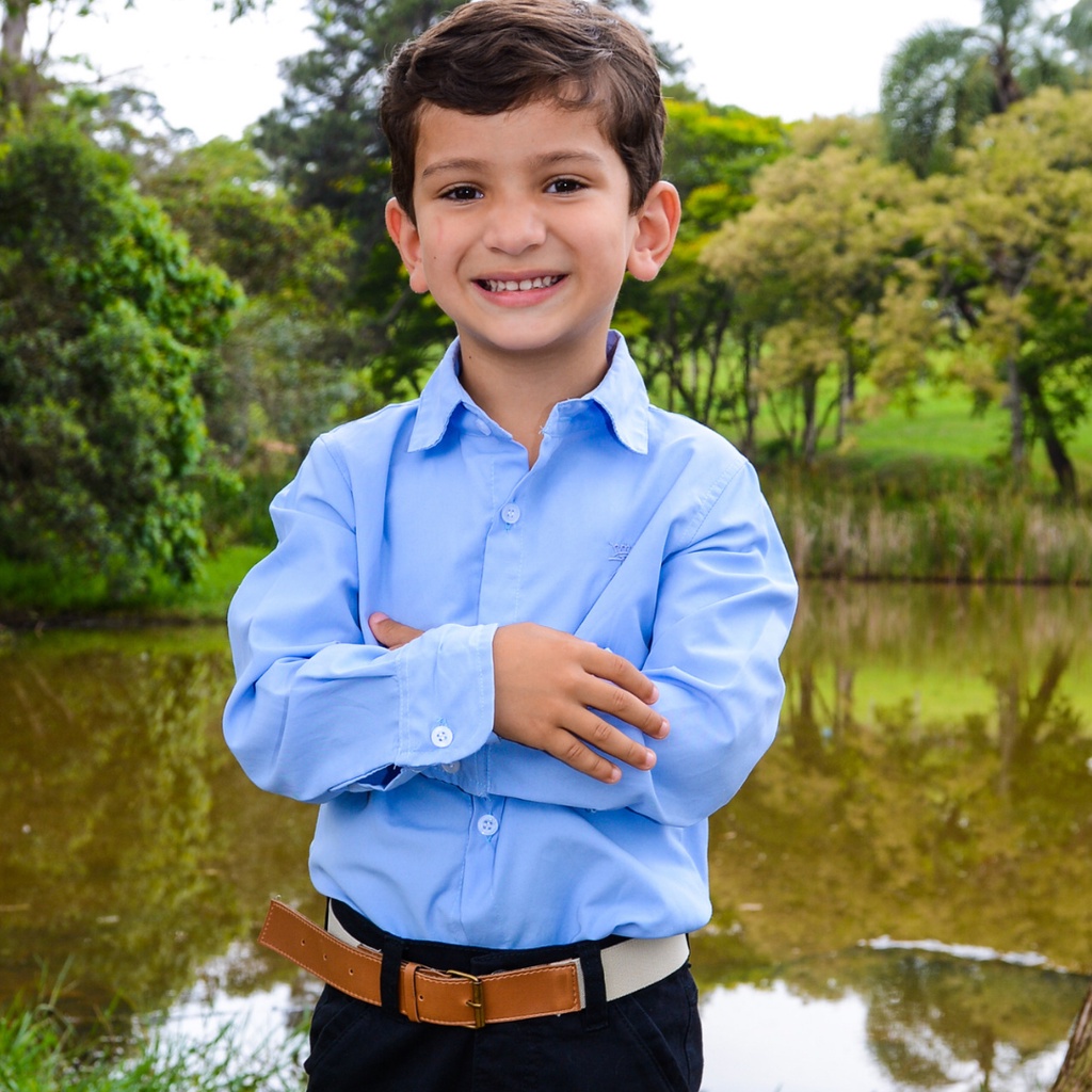 Camisa social best sale infantil atacado