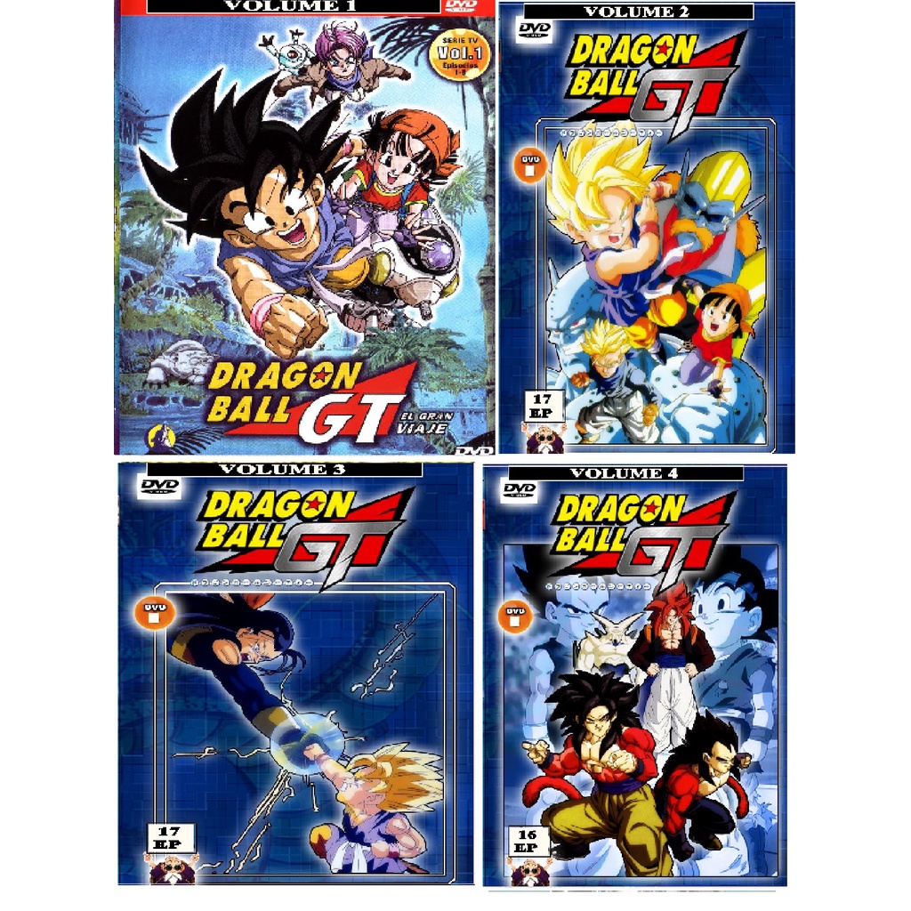 Coleção Desenho Dragon Ball GT 3 Em 1 (volume 02) Episódios do 17