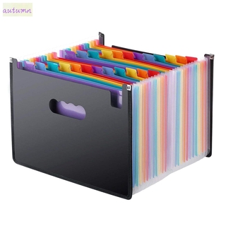Expansive File Folder With 13 / 24 Pockets / Document Organizer / Accordion / A4 Office