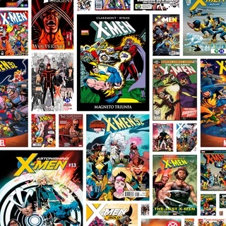 Papel De Parede Adesivo Teens Geek Quadrinhos HQ Super-heróis X-men Q02