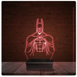 Abajur Luminária Acrílico Led - Batman DC Comics 10
