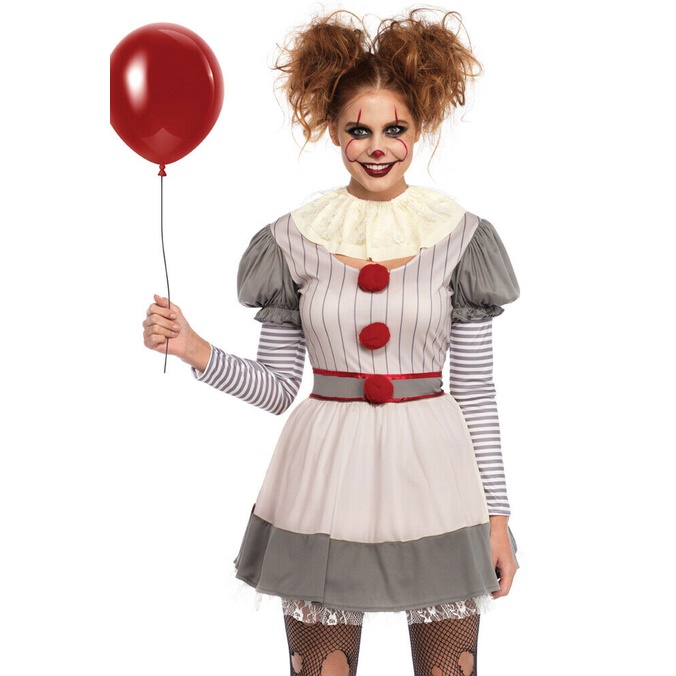 Fantasia Vestido Palhaça Colombina Arlequina Adulto Cosplay Halloween  Carnaval Festa Zumbi Noite do Terror Dia das Bruxa em Promoção na Americanas