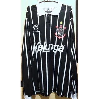 Camisa do Corinthians 1993/94 manga longa Finta/Kalunga retrô.