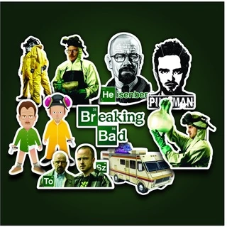 Adesivos Vinil série Breaking Bad Sticker Kit/Pack