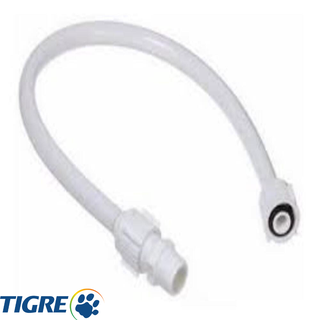 Kit 2 Engates Flexível Pvc Branco 40cm - Tigre