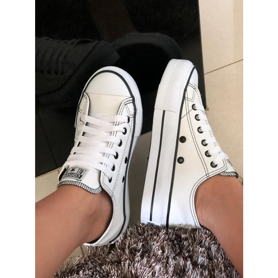 Converse All Star Plataforma Preto - Nacional - Com Garantia