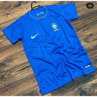 Camiseta Brasil Seleção Dri fit para Academia ou Corrida Unissex - Branca.Azul,Amarela,Preta  - Corre Que Ta Baratinho