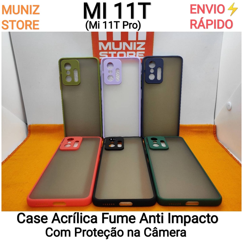 Capa P/ Xiaomi 11t Pro / Mi 11t Tela 6.67 Anti Impacto Queda - Desconto no  Preço