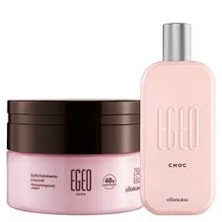 Kit Egeo Choc O Boticário - Colônia e Suflê Hidratante