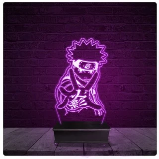 Luminária e Abajur Acrílico Led - Naruto 4