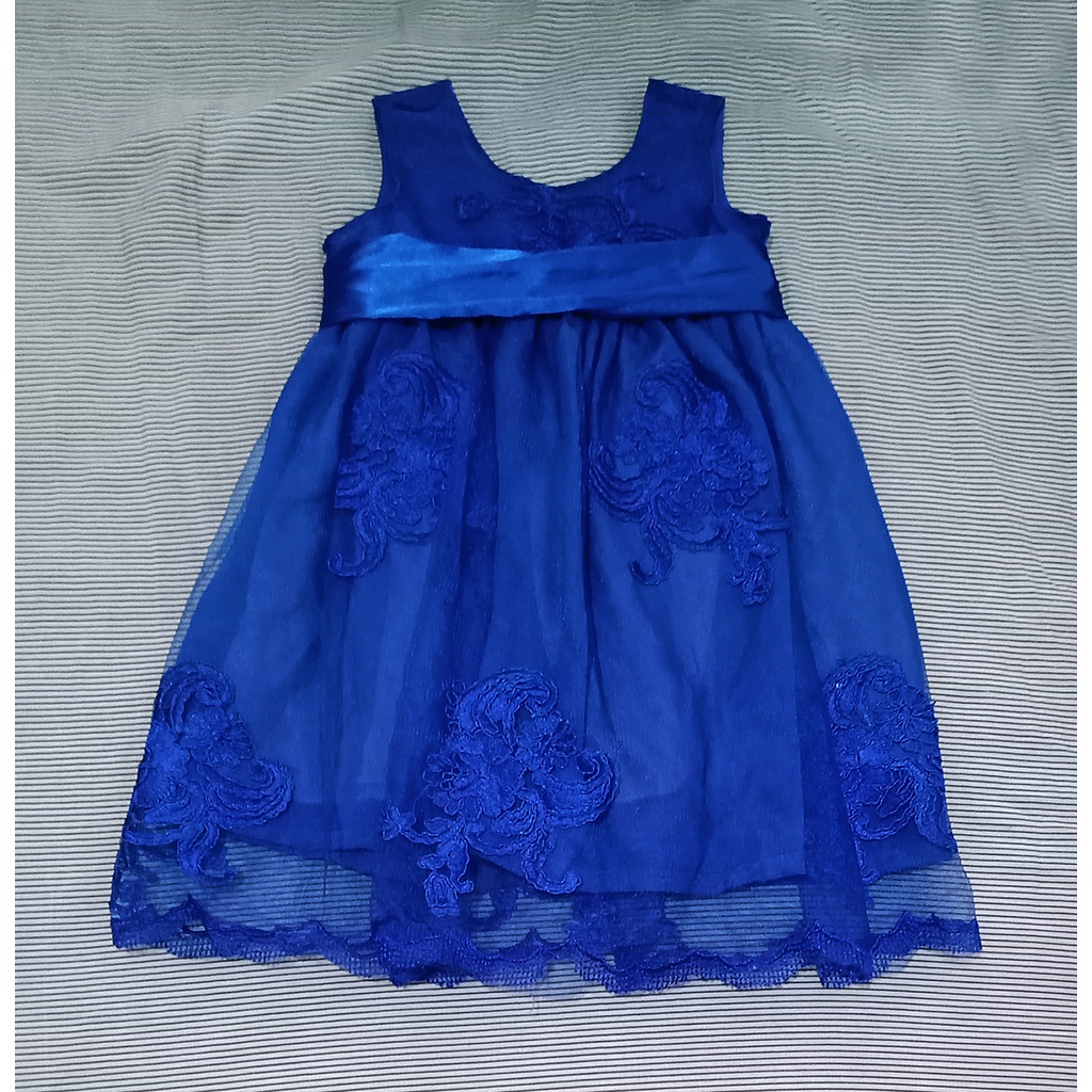 Vestido bebe 2024 azul royal