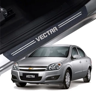 Kit 8 peças Soleira GM Vectra 97 - 2011 todos modelos