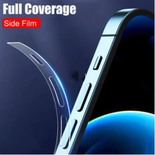 TPU Hydrogel Rim Film HD Transparente Compatível Para iphone 15 14/13/12/12Promax Película Protetora Lateral Telefone Celular Ultra -