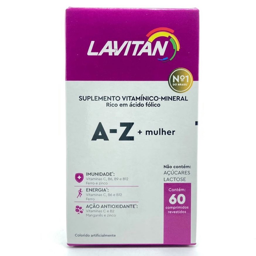 Lavitan Mulher 60 Comprimidos | Shopee Brasil