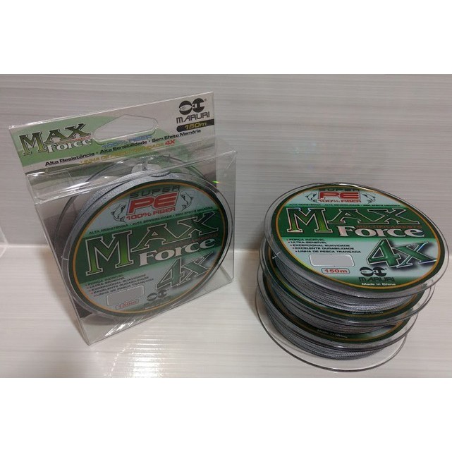 Linha Multifilamento Max Force Maruri ​0,14mm - 150mts