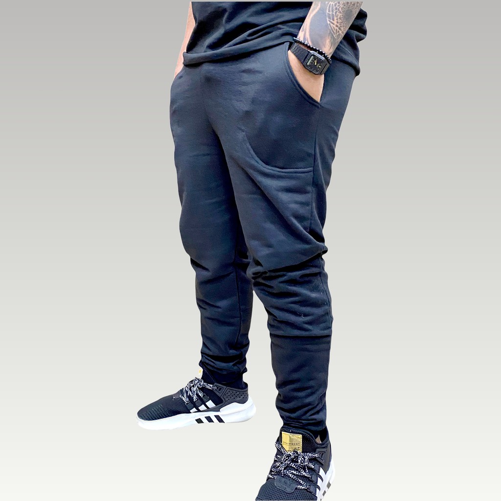 Calça moletom store masculina com elastico