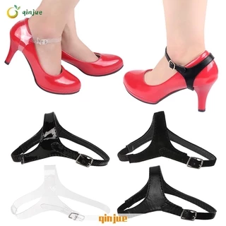 QINJUE Bundle Shoelace Metal Ponta Salto Alto Segurando Tornozelo Cinto Para Sapatos Femininos Acessórios Faixa Ajustável Antiderrapante